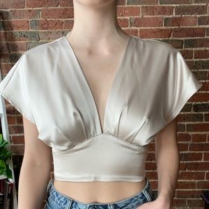 Zara Satin Top